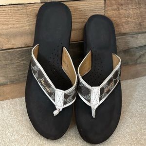 Coach flip flops | size 9